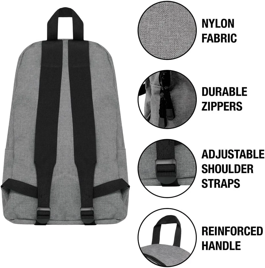 LOGOVISION Justice League Green Lantern Athletic Logo Lightweight Backpack for Work School Daily Use Packable for Travel