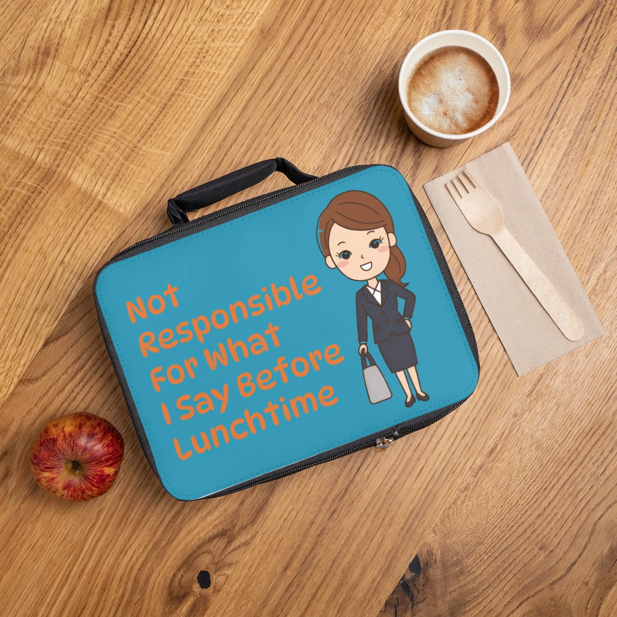 Lunchtime Humor Insulated Lunch Bag