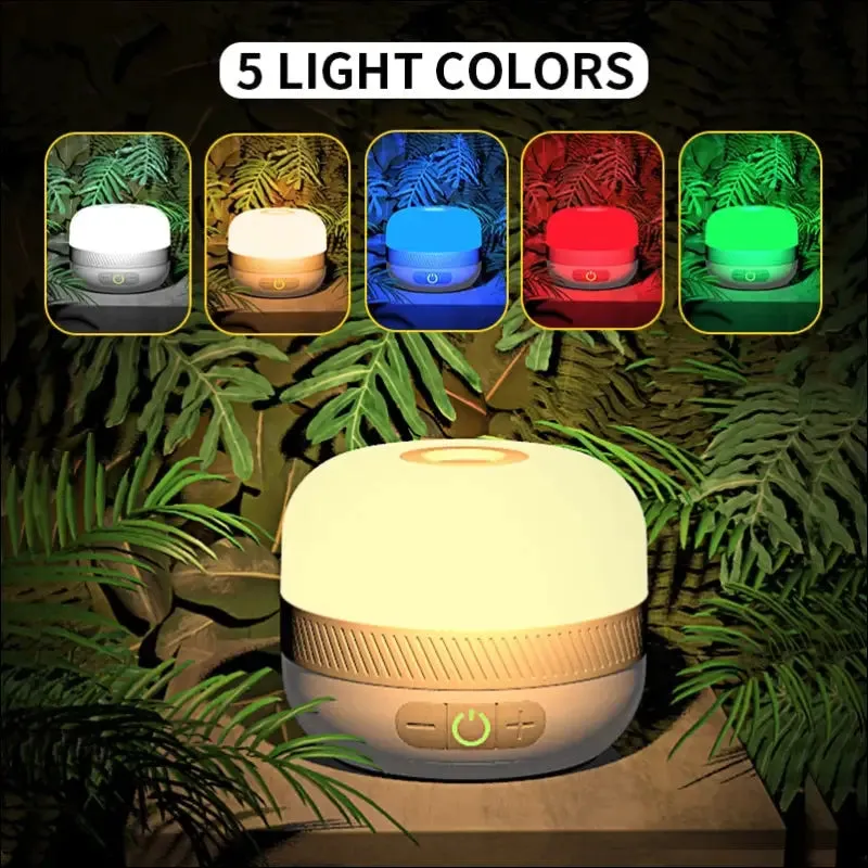 Lv10 outdoor led camping flashlight 230 hours rechargeable camping lantern with magnet lighting