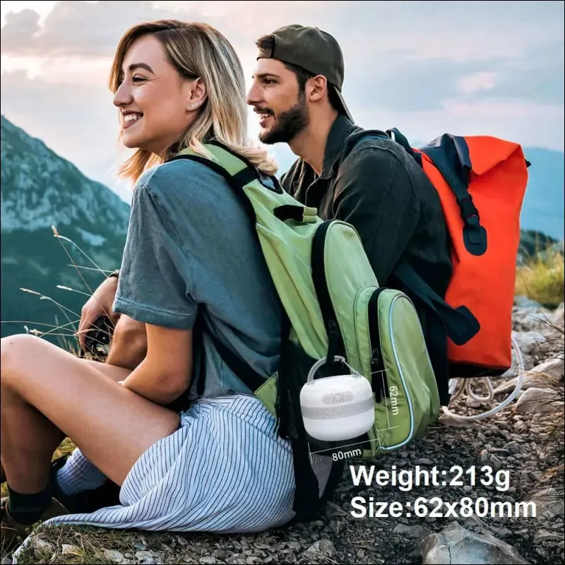Lv10 outdoor led camping flashlight 230 hours rechargeable camping lantern with magnet lighting