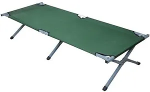 Lykos Portable Folding Camping Cot with Carrying Bag Army Green
