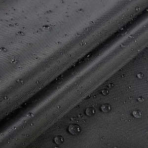 Marine Waterproof Fabric Sun-Protection UPF50  Material 60" Wide by 144" UV-Resistant Blackout, Lightweight Durable Ripstop Canvas Material for Tarp Tent Poncho Rainfly Pack, Black