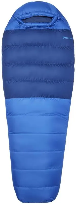 Marmot 15F Winter Sleeping Bag - Blue, 1 Person, Long