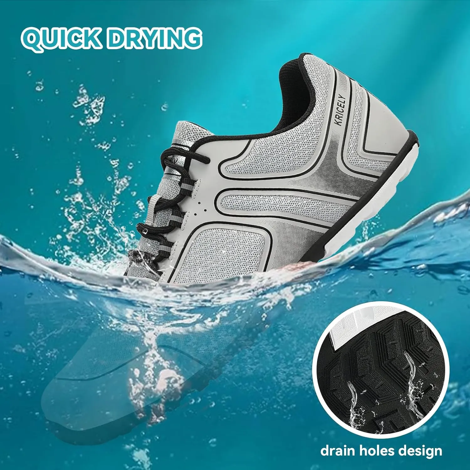 Men's Hike Barefoot Shoes | Wide Toe Box Minimalist Shoes for Gym Workout | Grounded Footwear Cross-Trainer Athletic Sneakers