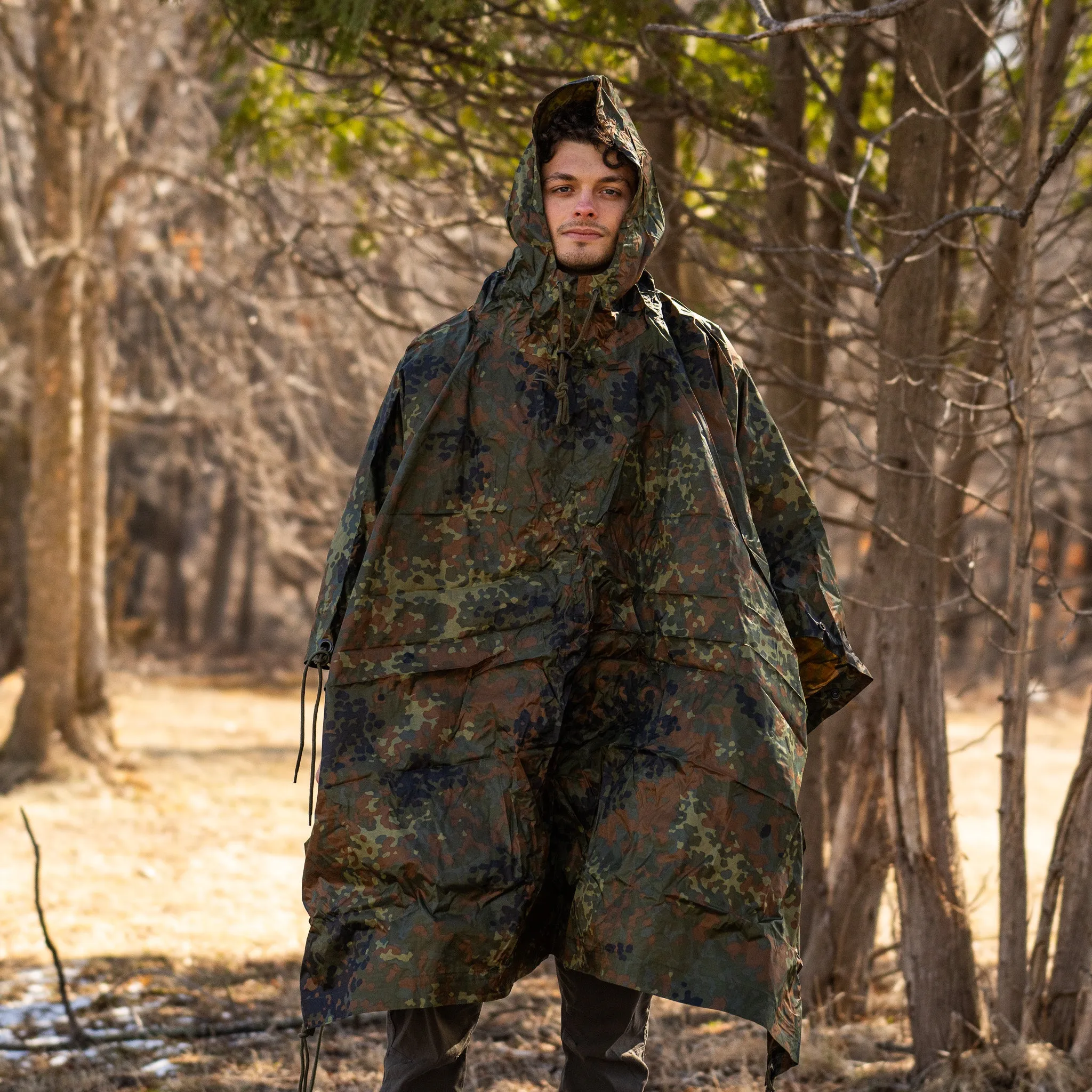 Mil-Tec Flecktarn Rain Poncho