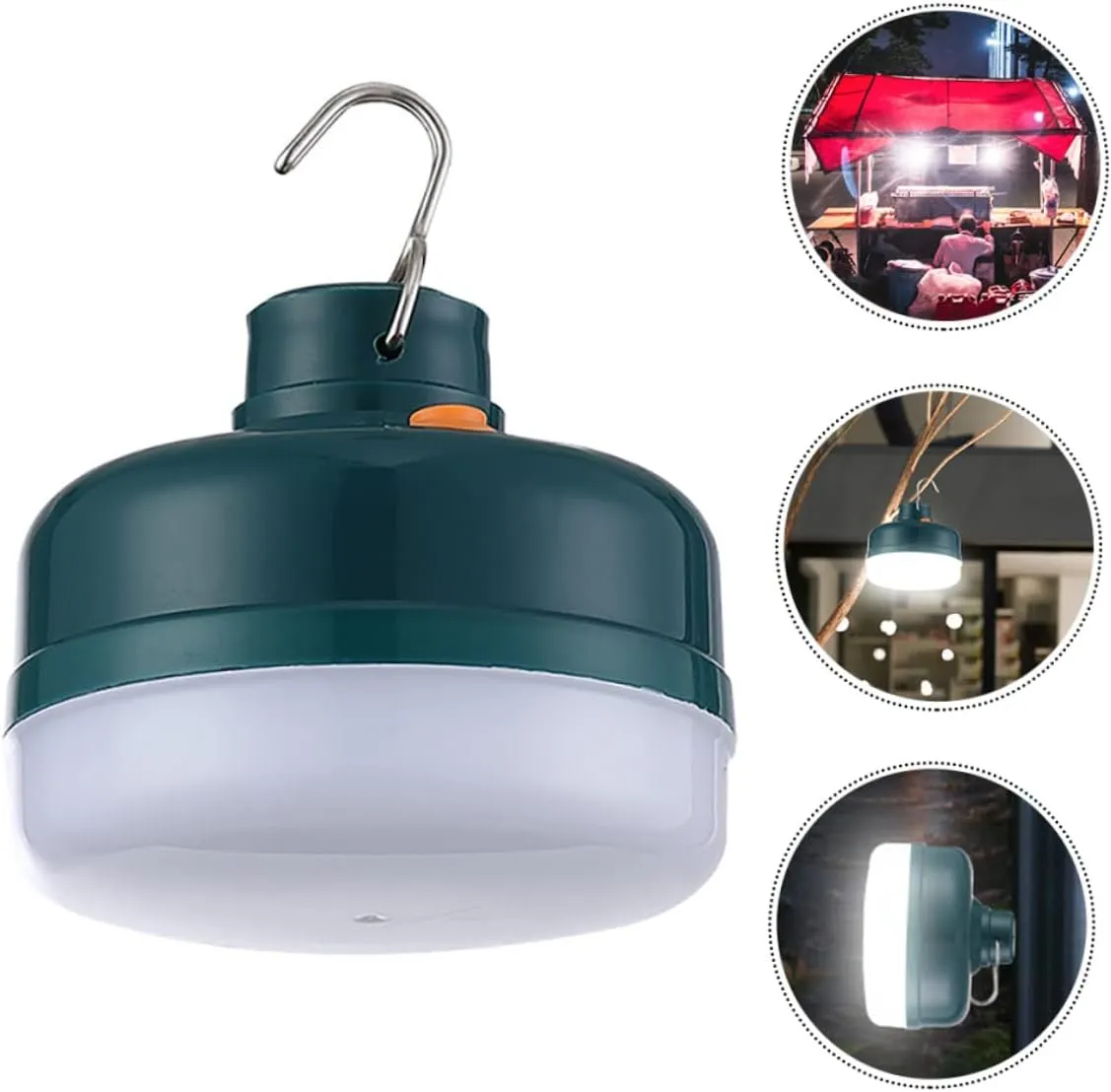 Milisten Led Camping Lamp Rechargeable 3 Modes Magnetic Wall Phone Pole Rainproof