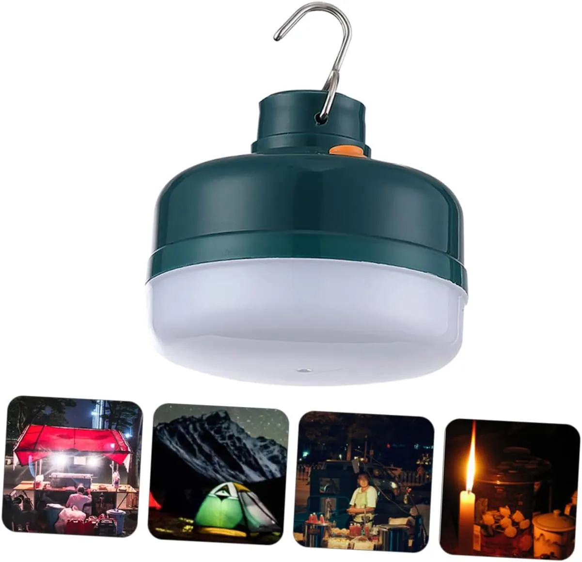 Milisten Led Camping Lamp Rechargeable 3 Modes Magnetic Wall Phone Pole Rainproof