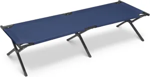 MoNiBloom Folding Sleeping Cot for Adults, Portable Traveling Bed with Carry Bag Load Up to 330lbs Capacity, Navy Blue