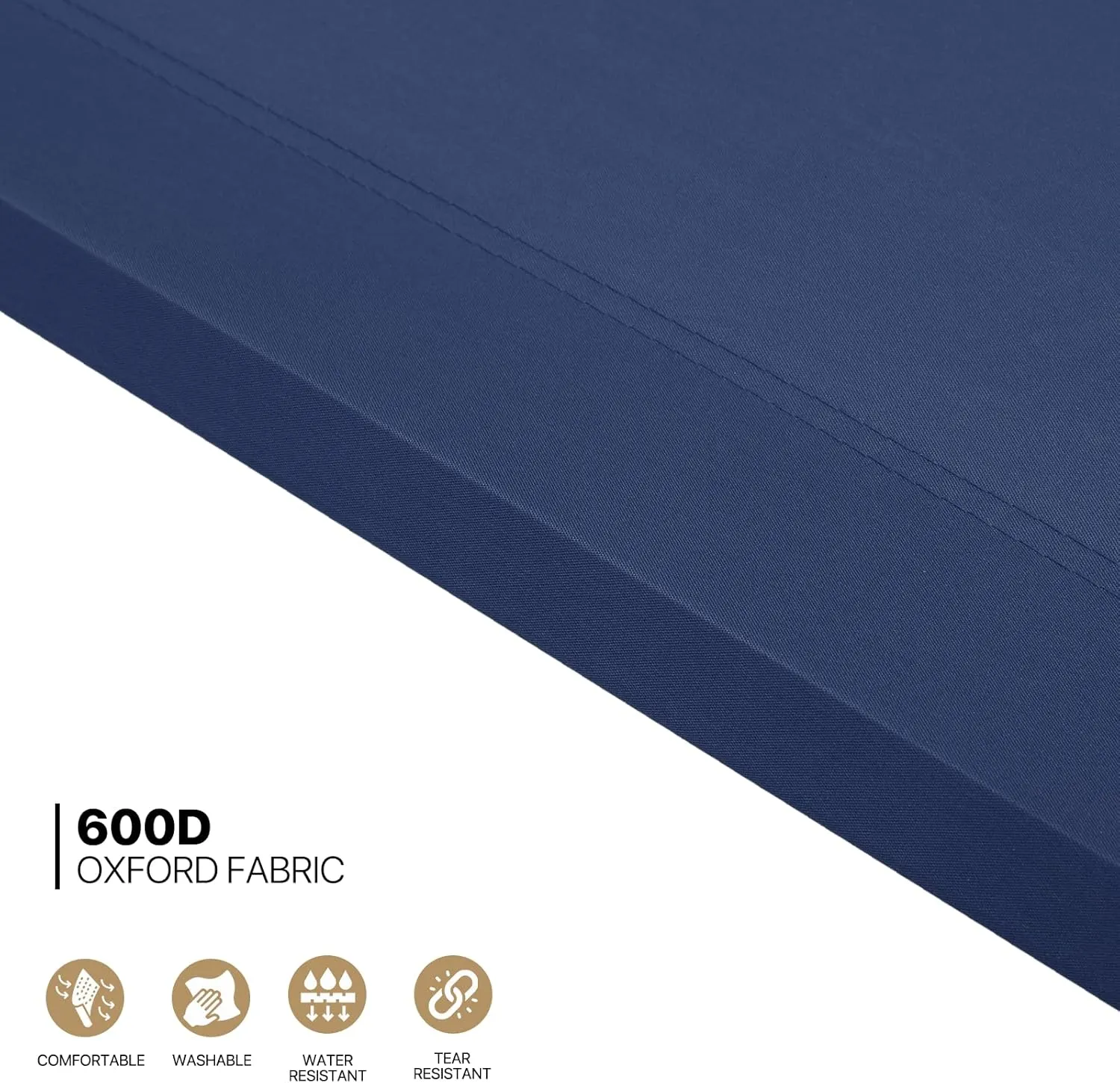 MoNiBloom Folding Sleeping Cot for Adults, Portable Traveling Bed with Carry Bag Load Up to 330lbs Capacity, Navy Blue