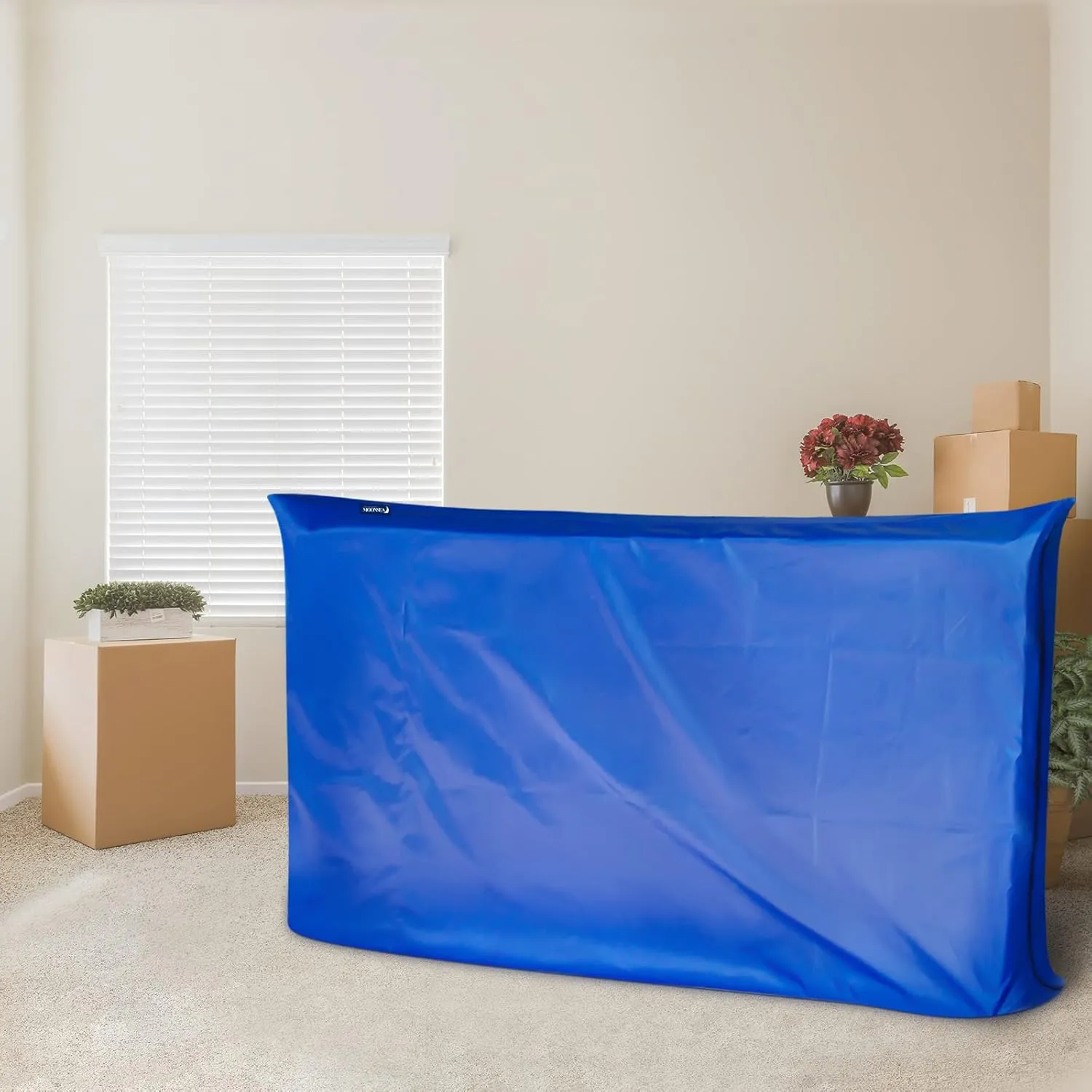 Moonsea King Waterproof Mattress Storage Bag, Reusable and Easy to Use, Strong Zipper, Fits Mattresses Up to 15 Inches