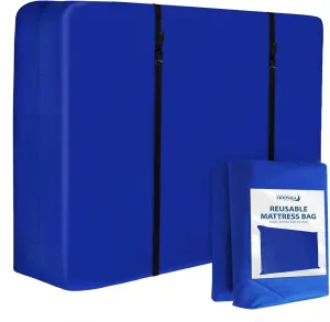 Moonsea King Waterproof Mattress Storage Bag, Reusable and Easy to Use, Strong Zipper, Fits Mattresses Up to 15 Inches