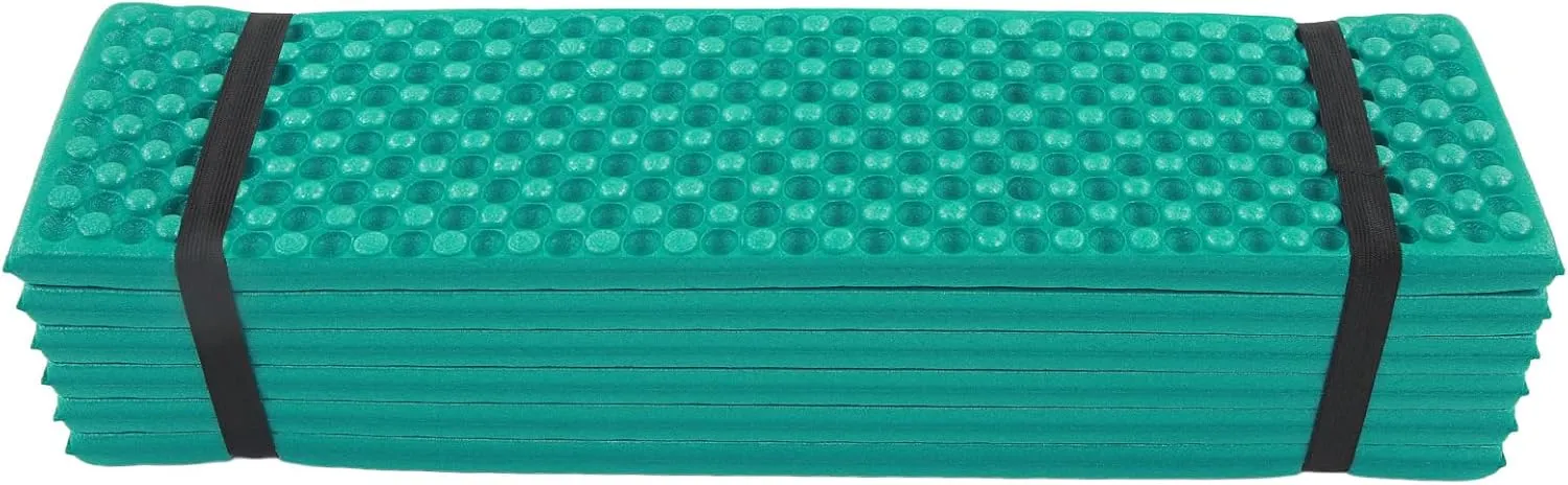Mountaineering Camping Camping Mats, Beds, Foam Pad 2Cm Thickness Good Elasticity Lightweight Isolation for Outdoor Camping Foldable Sleeping Pad, Egg Crate