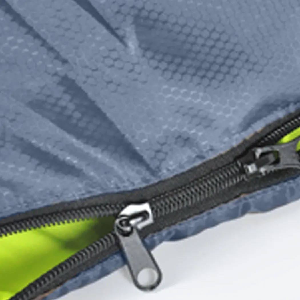 Mountview Double Sleeping Bag Bags Outdoor Grey