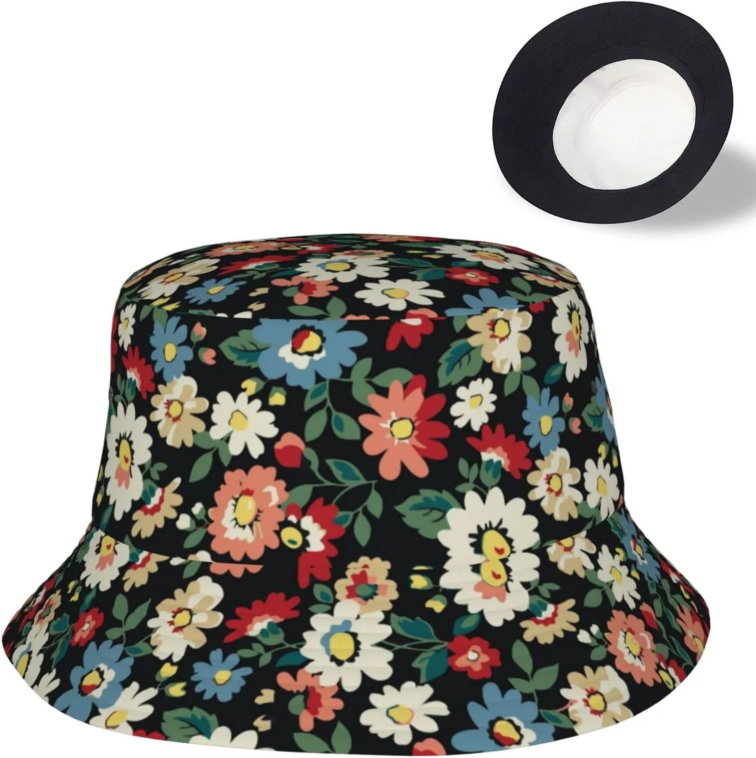 Musical Bucket Hats for Women Summer Sun Beach Travel Outdoor Fishing Cap Unisex Men Bucket Hat