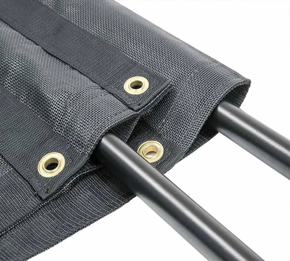 Mytee Products 6' x 8' Dump Truck Vinyl Coated Mesh Tarps Cover with 6 Inch 10oz Double Pocket