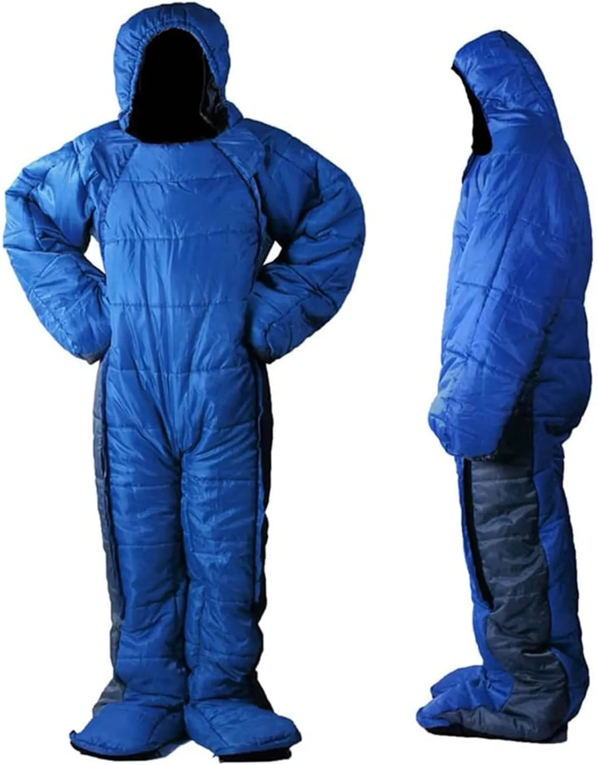N/A Human Walking Sleeping Bag for Adults, Portable Compact Warm Ultra Lightweight Cold Weather Sleeping Bag, Outdoor Camping Sleeping Bag