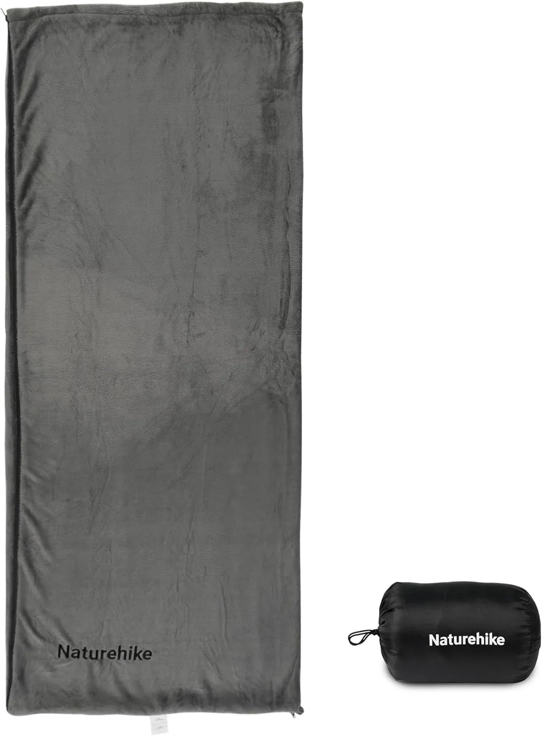 Naturehike Sleeping Bag Liner Cold Weather, for Camping, 2LB/920g Lightweight Sleeping Sack for Outdoor Indoor, Sleeping Bag Blanket, Coral Fleece, Machine Washable