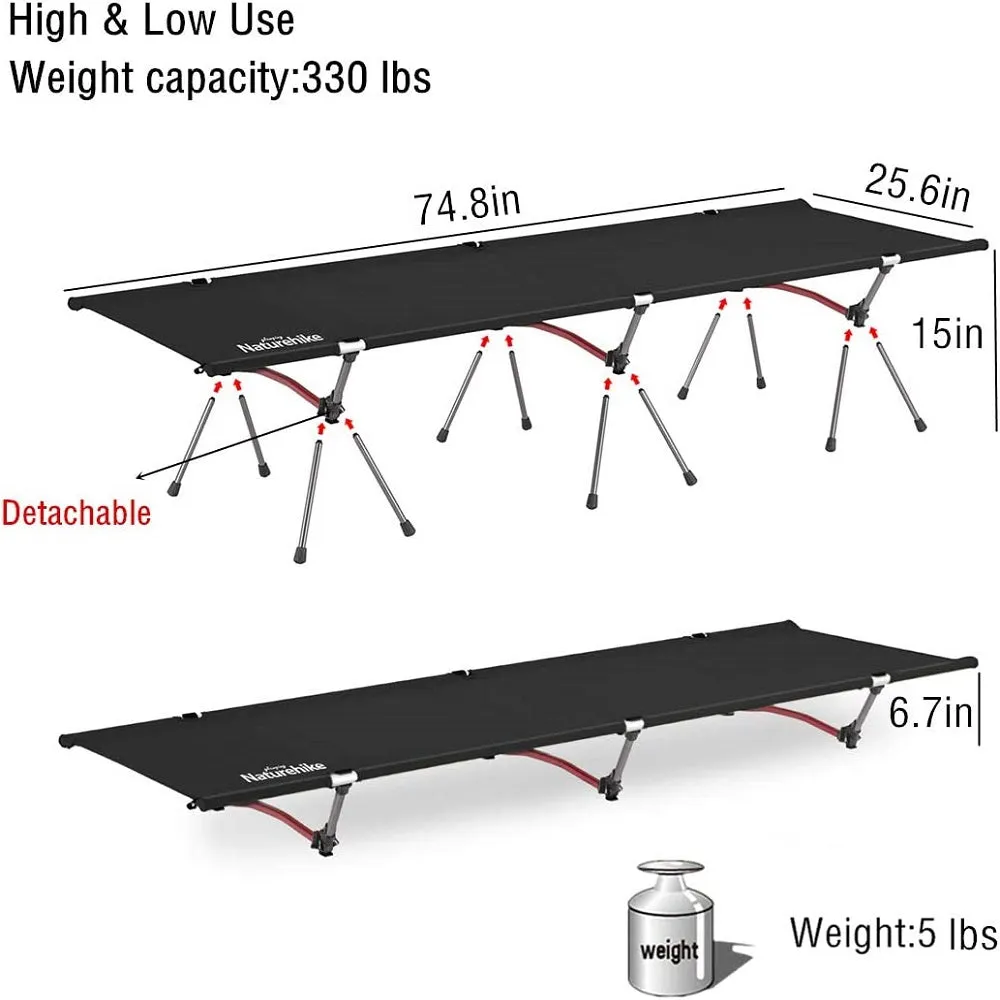 Naturehike -  Ultralight Foldable Camping Cot