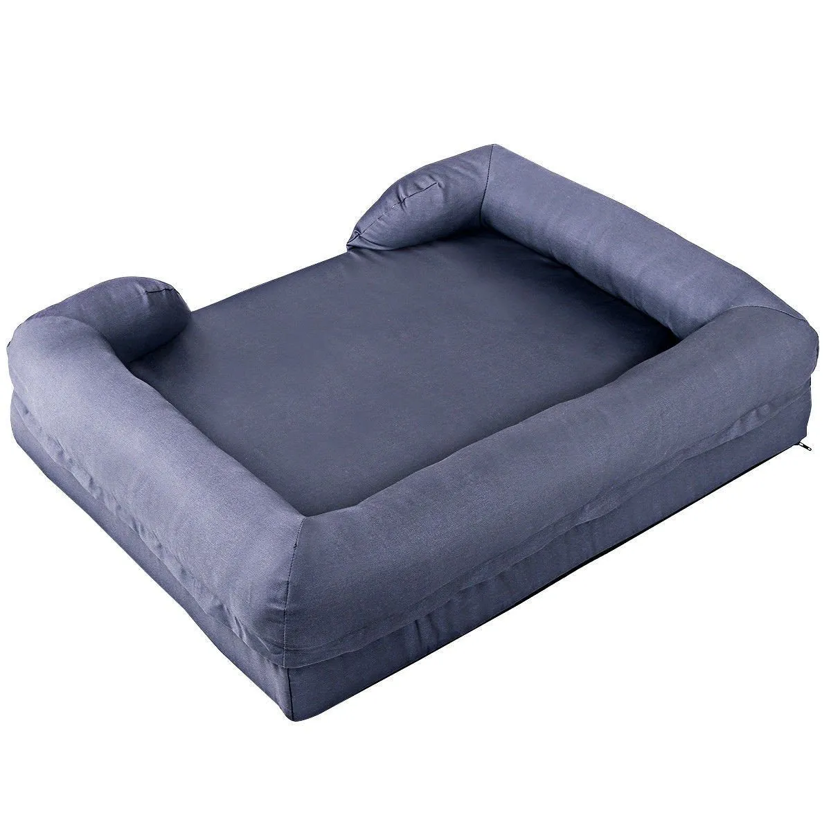 Navy Blue 4 inch thick Memory Foam Extra Large Dog