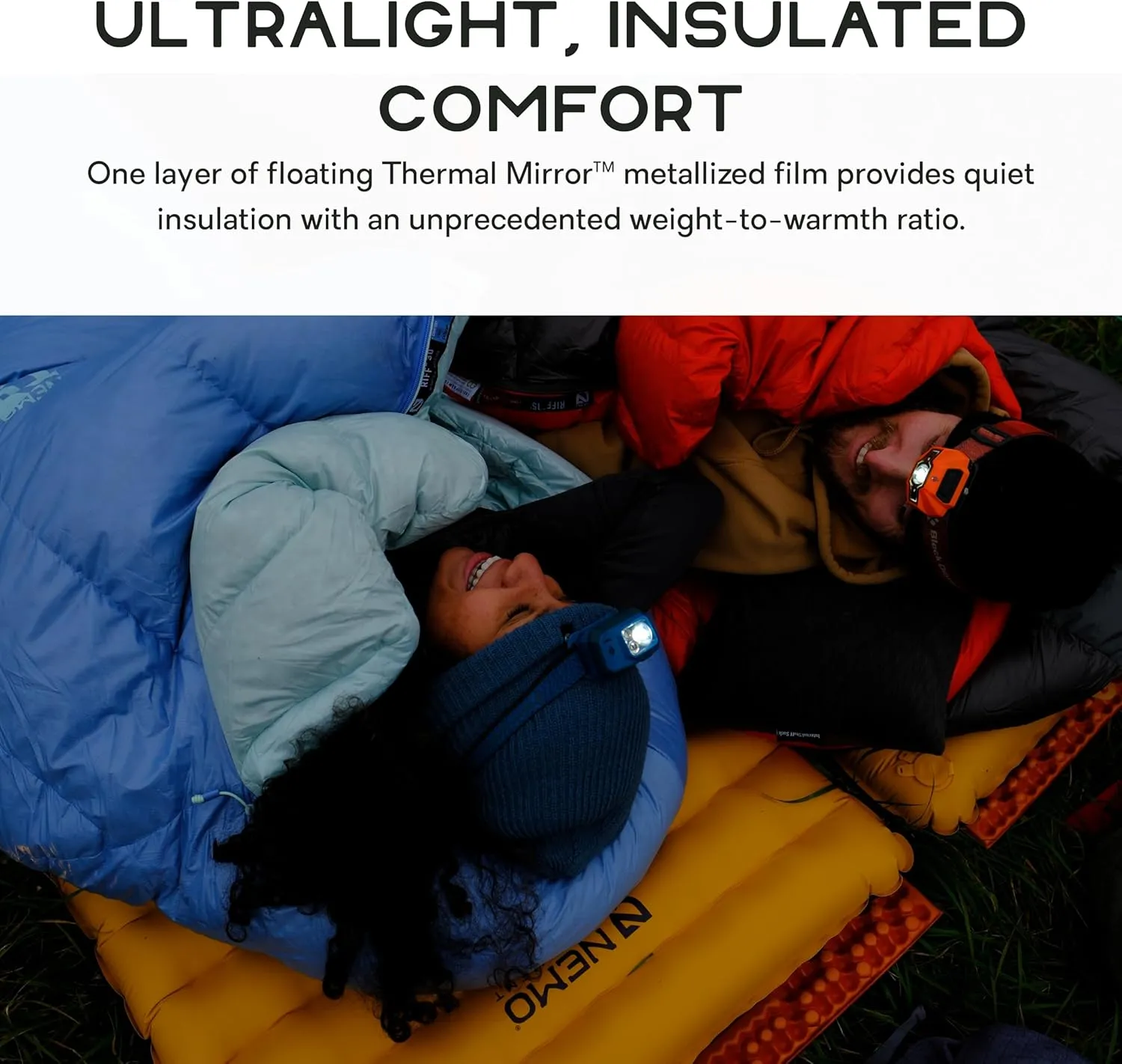 NEMO Equipment Tensor Trail Ultralight Insulated Sleeping Pad - Regular (72"x20") - Mango/Huckleberry
