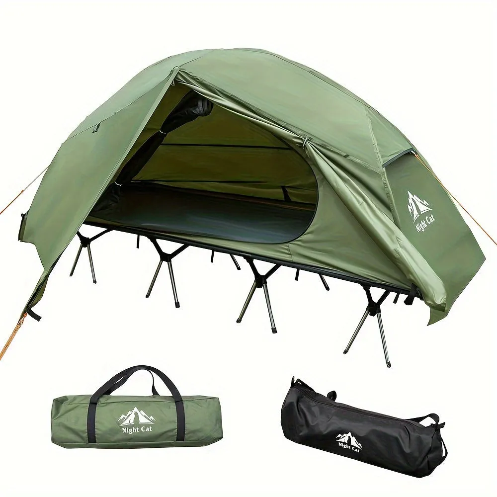 Night Cat Waterproof Portable OffGround Camping BedTent