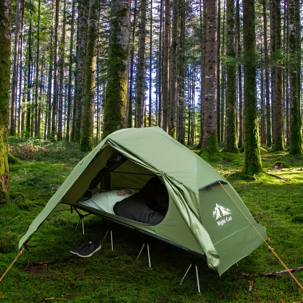 Night Cat Waterproof Portable OffGround Camping BedTent
