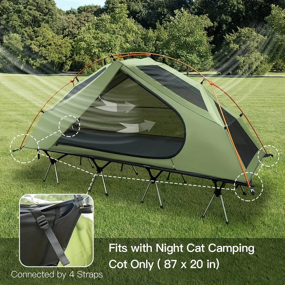 Night Cat Waterproof Portable OffGround Camping BedTent