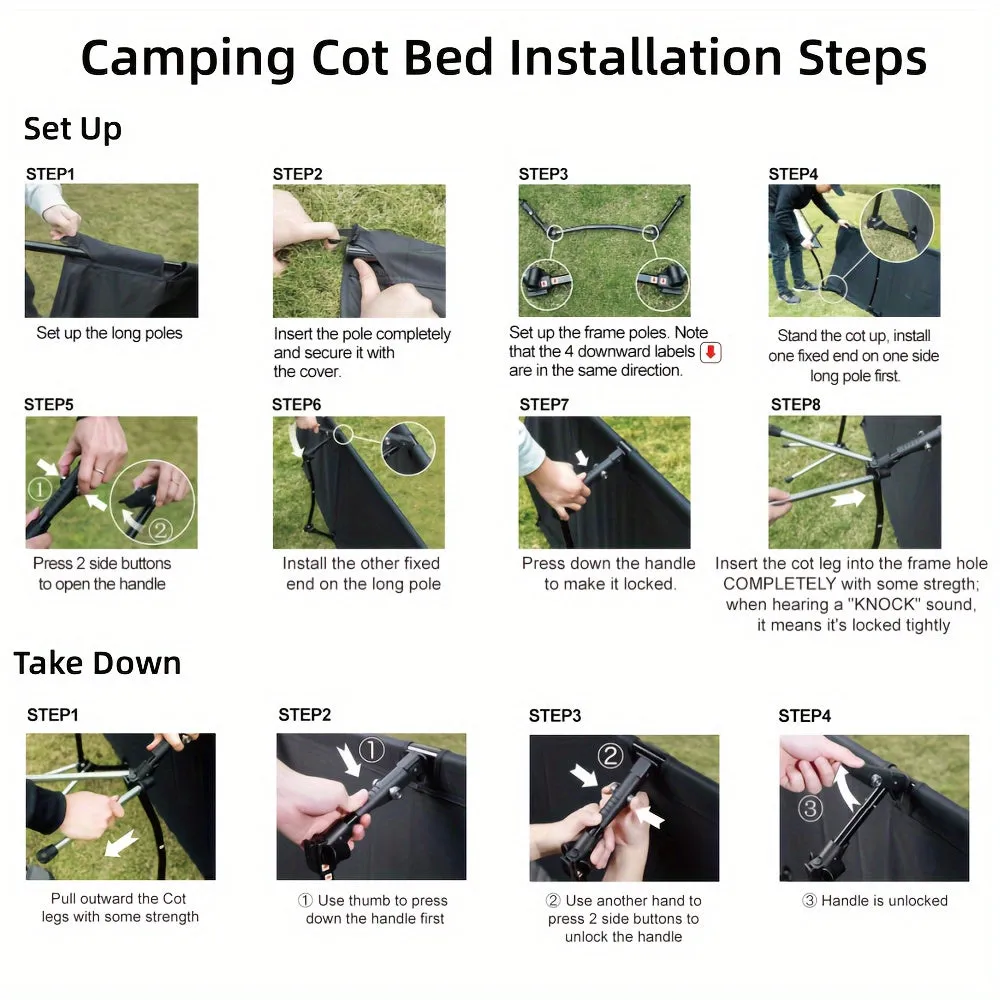 Night Cat Waterproof Portable OffGround Camping BedTent