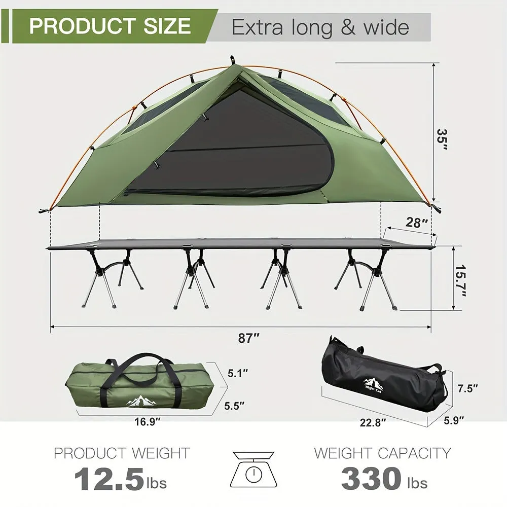 Night Cat Waterproof Portable OffGround Camping BedTent
