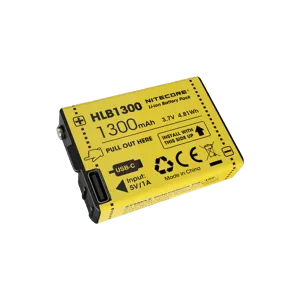 Nitecore HLB1300: Battery Pack for UT27 Headlamp, Bubble Lantern, and HA13 Headlamp