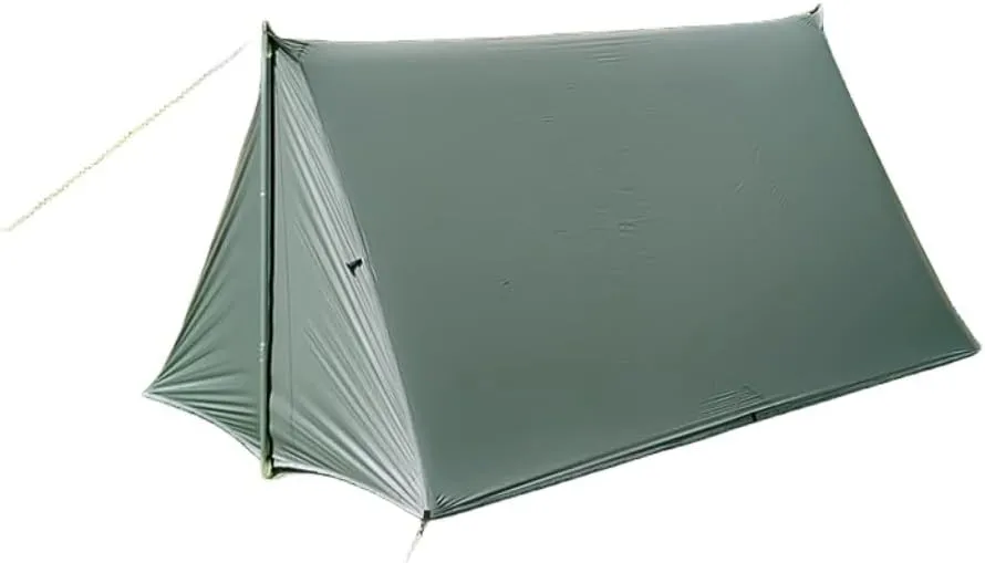 Nylon Rain Tarp Lightweight Waterproof Camping Tarp Tent Shelter 1-2 Person Tent Camping Gear Easy to Set