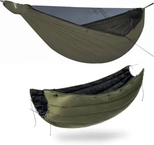 onewind 11ft Camping Hammock and Underquilt, Lightweight Hammock Sleeping Quilt System
