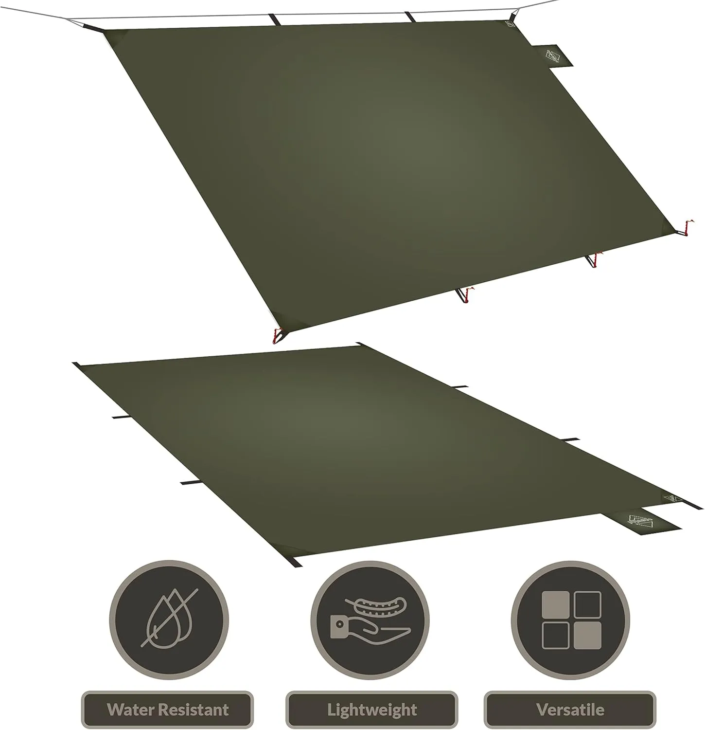 Onewind Tent Footprint, Small Tarp Tent Floor Ground Sheet 4000mm Waterproof Rate PU Coating, 98" *55" Ultralight Camping Tarp for Backpacking, Hiking, Camping, Picnic