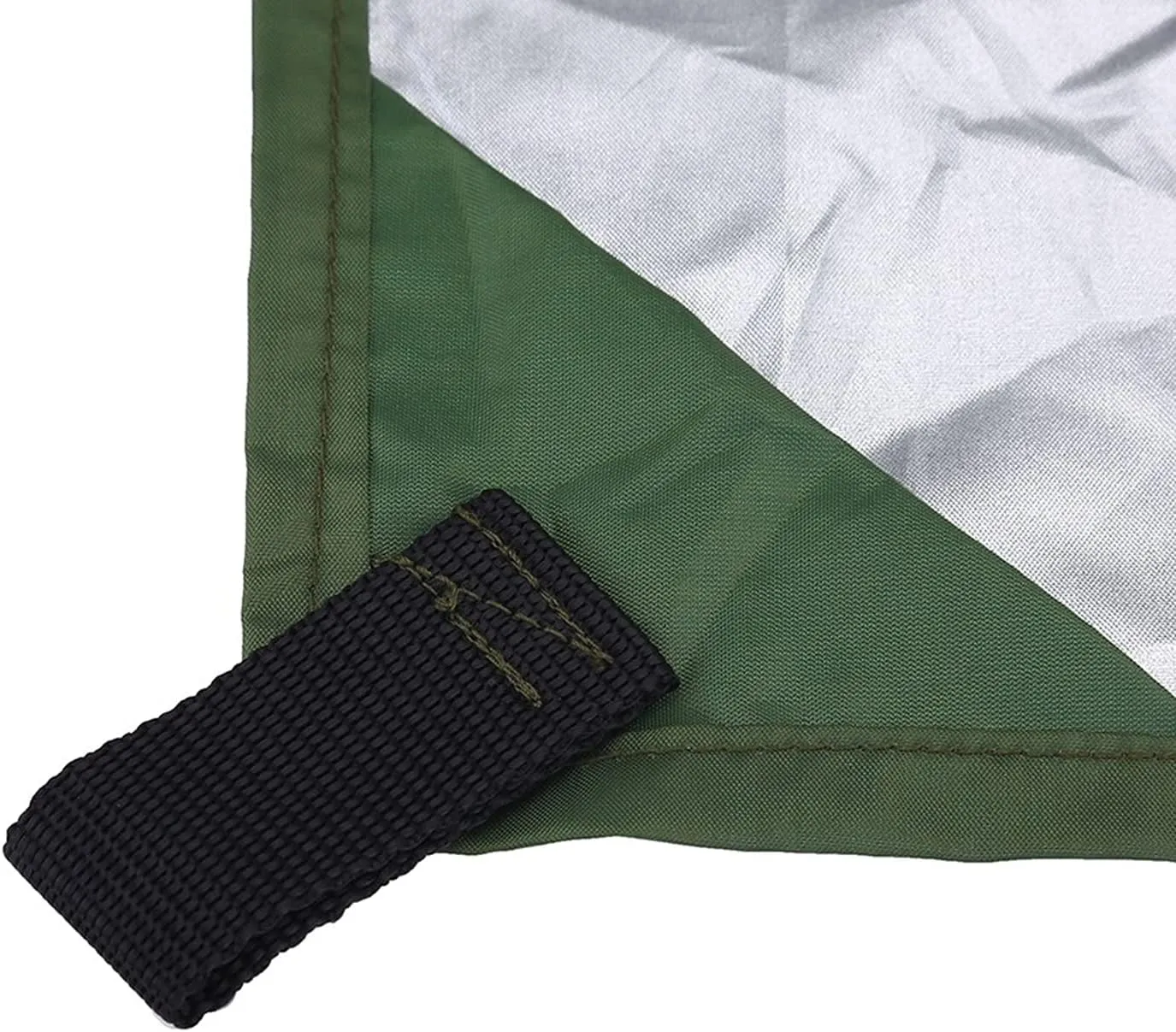 Outdoor Camping Tarp, Lightweight Waterproof Tent Tarp, Portable Moist Rain Tarp for Hiking, Fishing, and Traveling(9.4in-Green)