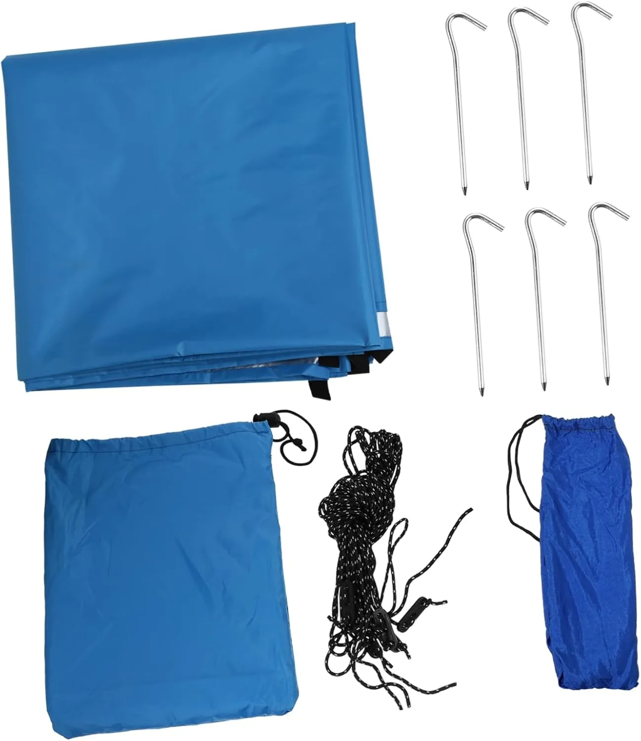 Outdoor Canopy Gazebo Tarp Inflatable Blanket Tent Stakes Rooftop Cot Poles Beach Shelter Portable Beach Tent Camping Tents Pool 210t Waterproof Polyester Spinning