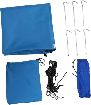 Outdoor Canopy Gazebo Tarp Inflatable Blanket Tent Stakes Rooftop Cot Poles Beach Shelter Portable Beach Tent Camping Tents Pool 210t Waterproof Polyester Spinning