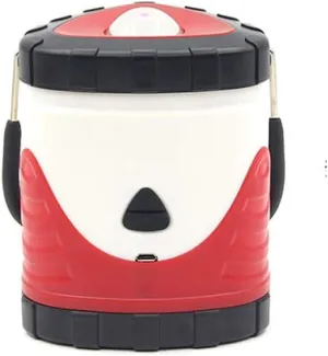 Outdoor Emergency Light Home Rechargeable Lamp Camping Lamp Portable Tent Lamp Rechargeable Hanging Lamp (Color : Red)