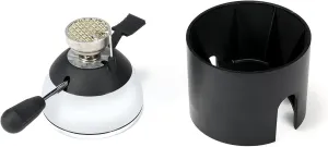 Outdoor Furnace, Mini Camping Stove Butane Gas with Refill Rack for Tabletop Siphons Windproof Portable Cooking Stove Coffee Maker