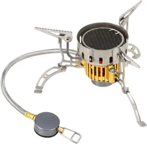 Outdoor furnace,YIWENG Outdoor Infrared Camping Stove Ultralight Portable Furnace Collapsible Windproof Gas Stove Mini for Cookout Picnic Hiking Backpacking