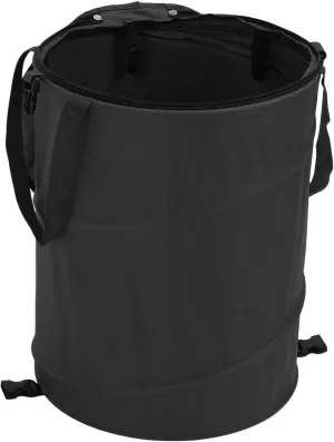 Outdoor Garbage Containers Container, 24 Versatile Versatile Gallons of Garden Portable Camp Garbage (Black)