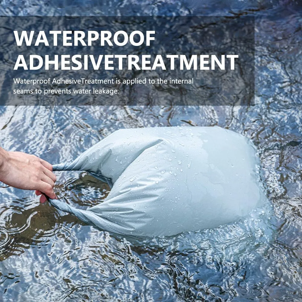 Outdoor Water proof Dry Bag - Silicon Coated Nylon, Ideal for Camping, Drifting, Hiking, Swimming, Rafting, Kayaking, River Trekking - Dampproof Clothes Storage Bag (Green-M)