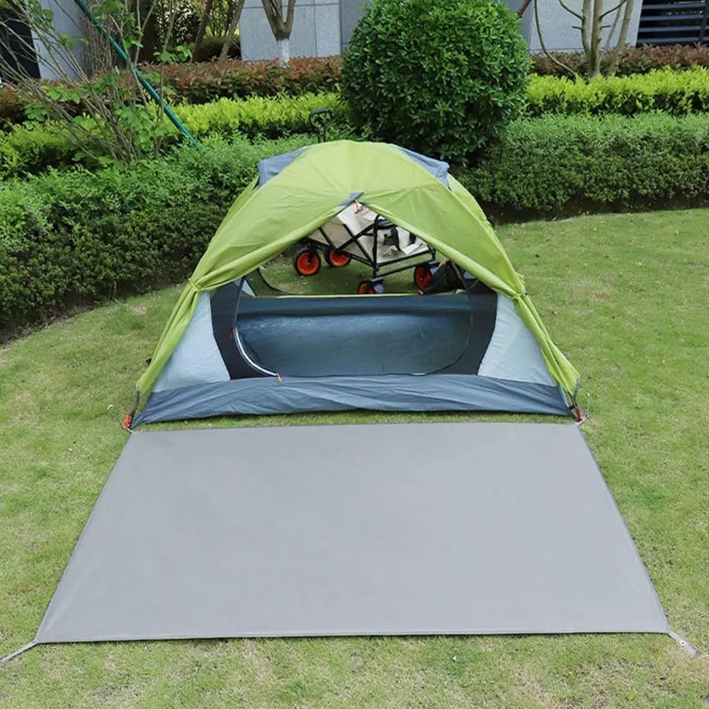 Oxford Cloth Waterproof Tent Floor Mat Beach Mat Moistureproof Mat With Spikes For Camping Hiking Outdoor Activities Multiple Sizes(210 * 240cm)