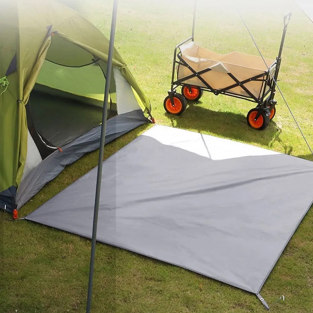 Oxford Cloth Waterproof Tent Floor Mat Beach Mat Moistureproof Mat With Spikes For Camping Hiking Outdoor Activities Multiple Sizes(210 * 240cm)