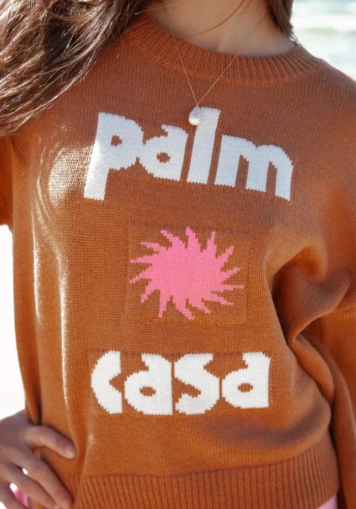 Palm Casa Crew Knit Sweater