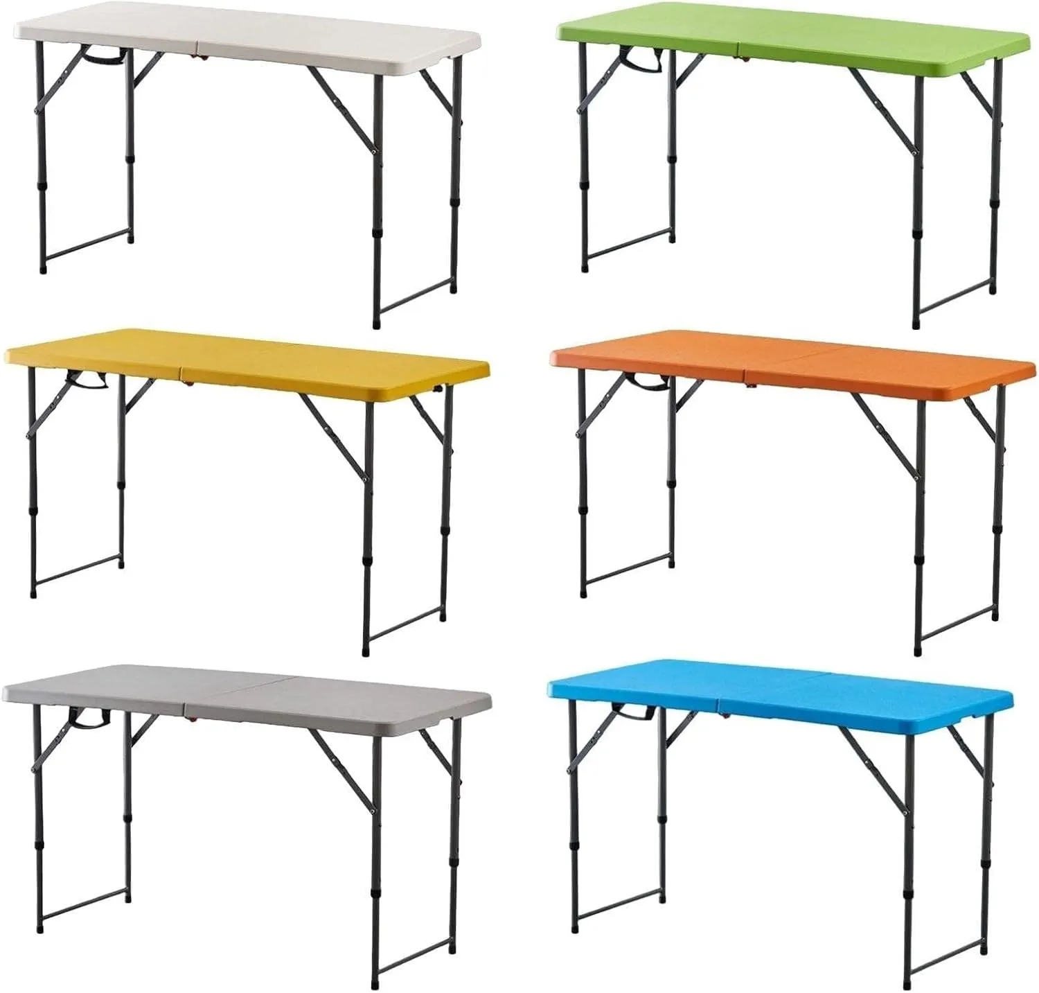 Picnic Folding Table Outdoor Camping Folding Table Outdoor BBQ Table for Garden Camping Kitchen Portable camping table Outdoor camping table Foldable camping table Hiking camping table(Yellow