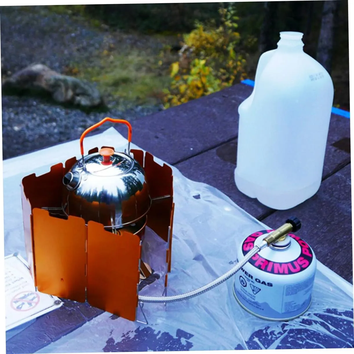 Picnic Stove Windscreen Folding Camp Stove Windshield Folding Stove Wind Screen Stove Wind Guard Cooking