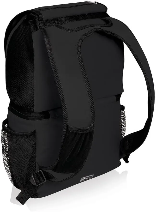 PICNIC TIME NCAA Michigan Wolverines Zuma Backpack Cooler - Soft Cooler Backpack - Lunch Cooler, (Black)