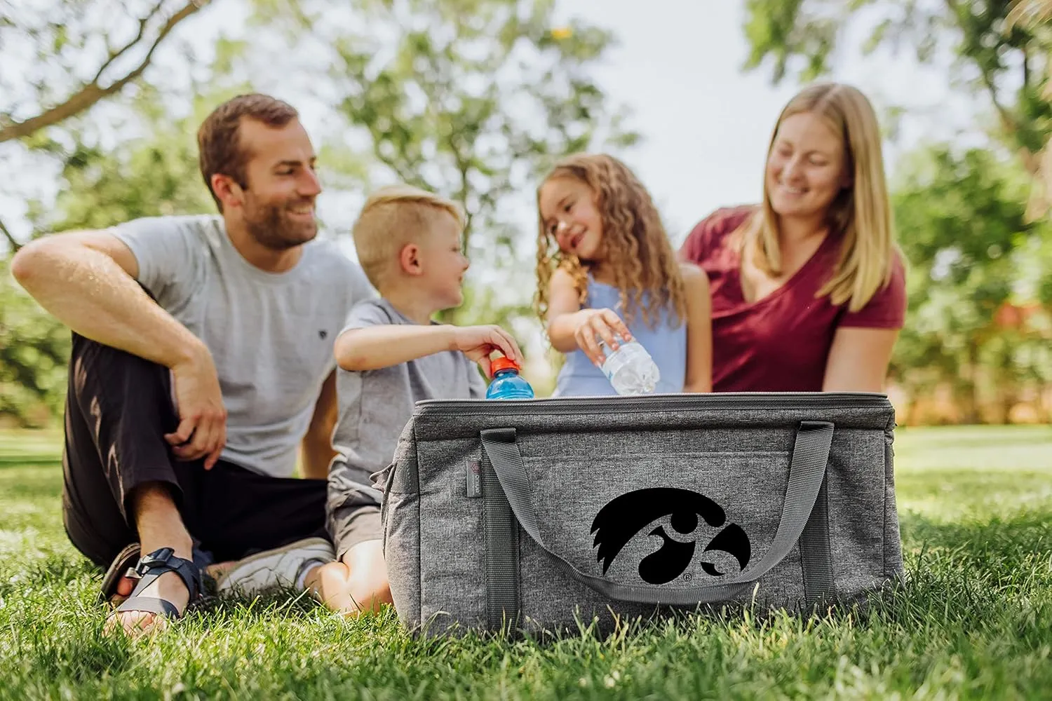 PICNIC TIME NCAA Unisex-Adult NCAA 64 Can Collapsible Cooler