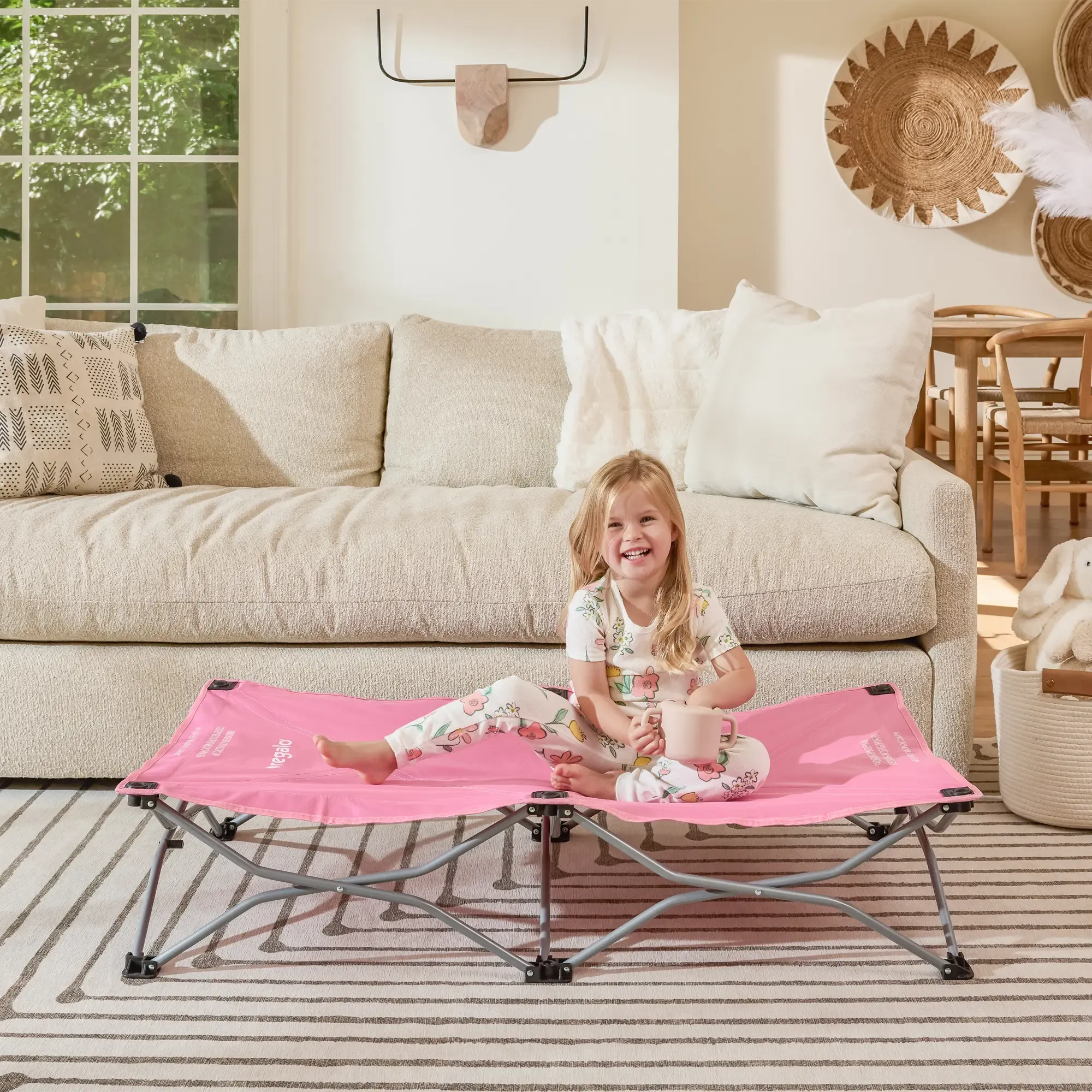 Pink My Cot® Portable Toddler Bed™
