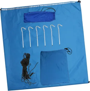 Polyester Waterproof Sun Protection Tent Rain Fly 50% Shade Rate Lightweight for Camping Hammock Garden